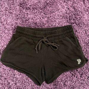PINK Victoria's Secret Black Athletic Shorts